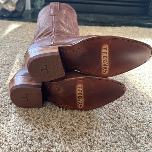 Tecovas Women's Brown Leather Boots - Picture 11 of 15